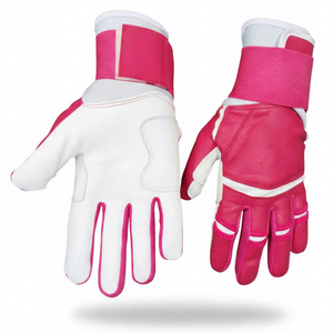 Guantes de Bateo de Béisbol de Cuero Genuino con Puño Largo, Profesionales para Adultos, Hombres/Mujeres, Hechos a Medida, Ligeros, Ambidiestros y Transpirables - Product Image 1