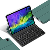 Casing pelindung Tablet 2-in-1 BT Ipad, casing pelindung Tablet, Keyboard Backlit, casing Keyboard dan layar sentuh 10.2 inci