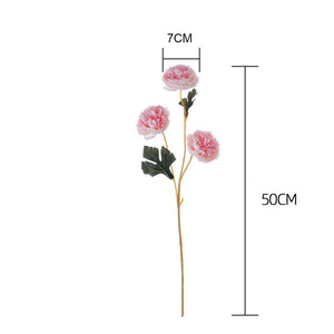 Nouveauté : Bouquet de fleurs artificielles réalistes faites à la main, style moderne Lu Lian, pour la maison, les mariages, la Saint-Valentin et Noël - Product Image 6