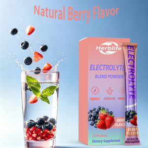 ODM/OEM Meilleures ventes Poudre de mélange d'électrolytes saveur baies 30 sachets Poudre instantanée Complément alimentaire Faible teneur en sucre - Product Image 3