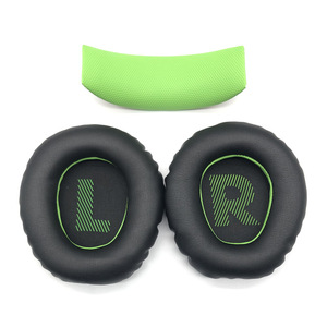 แผ่นรองหูแผ่นรองหูแผ่นรองหูแผ่นรองหูแผ่นหนังโปรตีนตัดเสียงรบกวนสำหรับชุดหูฟัง Q360 Q350ควอนตัม <span class=keywords><strong>Jbl</strong></span> - Product Image 4