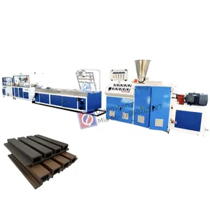 Interior Decoration Fluted Wood Plastic Great Wall Panels Extrusion Machinery/Co-Extrusion PVC WPC Fence Panel Making Machine
