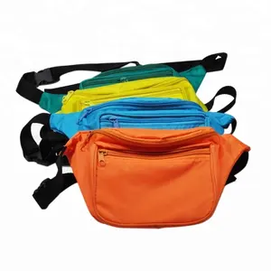 Custom Print Nylon Fanny Pack Sports Waist Bag For Men And Women