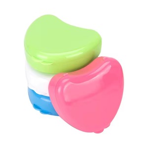 Футляр для хранения полудентурной протезной системы в форме сердца, для временных зубных протезов и ретейнеров - Product Image 6