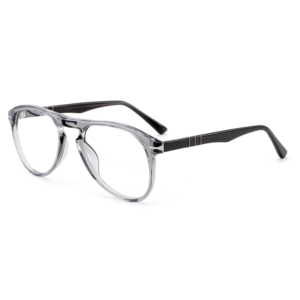 Wenzhou กรอบแว่นตาอะซิเตตสำหรับผู้ชายกรอบแว่นสายตาแบบโลหะ - Product Image 4