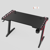 BEISIJIE Bureau de jeu robuste à cadre en Z avec texture en fibre de carbone durable pour des performances de jeu durables, Z-X