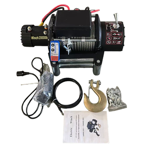 Treuil <span class=keywords><strong>électrique</strong></span> à câble en acier le plus vendu <span class=keywords><strong>12V</strong></span> 24V pour levage de matériaux de construction 13500lbs - Product Image 1
