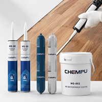 Mastic MS élastique non-rétractable de 310 ml pour l'étanchéité des cadres de fenêtres, mastic silicone modifié haute performance, vente en gros