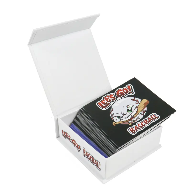Grosir custom kartu ucapan hadiah kerajinan permainan kartu kotak kertas karton karton magnetik kartu remi kemasan kotak kertas