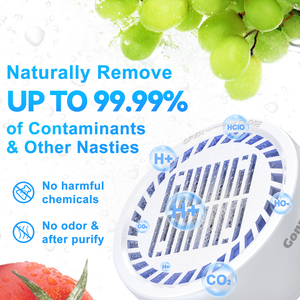 Purificateur d'eau hydroxylée pour fruits et légumes, <span class=keywords><strong>charge</strong></span> magnétique sans fil, fonctionnement rapide en 8 minutes, matériau de qualité alimentaire, nettoyeur alimentaire - Product Image 3