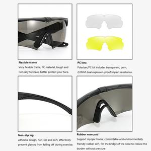 时尚CS战术骑行滑雪徒步眼镜偏光防紫外线射击护目镜防沙户外射击太阳镜 - Product Image 5
