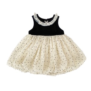 Vestido de Niña sin Mangas con Estampado de Lunares, Vestido de Princesa para Fiestas de Cumpleaños y Uso Diario - Product Image 5