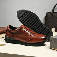 Chaussures de sport légères pour hommes à prix de gros, semelle en caoutchouc, style décontracté en cuir, baskets durables pour la marche