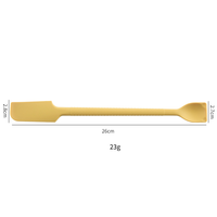 Lot de 4 spatules en silicone à double extrémité, mini-racloirs fins pour bocaux, spatules et grattoirs de qualité alimentaire pour confitures, pâtisserie et cuisine
