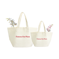 Sac fourre-tout en coton durable imprimé de logo personnalisé sac de plage moyen promotionnel pour un usage quotidien stockage recyclable publicité en toile
