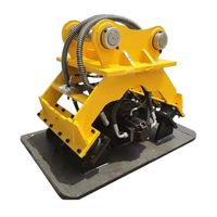 Compacteur Vibratoire Hydraulique pour Excavatrices de 1 à 50 Tonnes – Garantie du Noyau du Réservoir sous Pression – Fondations de Jardin et Tuyauteries