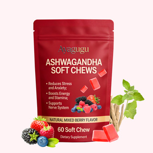 Gomitas Masticables de Ashwagandha de Marca Privada con Sabor Natural a Bayas, Sin Gluten, Sin OMG, para el Alivio del Estrés y Mejora del Estado de Ánimo - Product Image 6