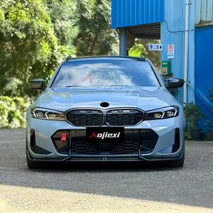 Separador de labios de parachoques delantero de fibra de carbono estilo G20 AO para <span class=keywords><strong>BMW</strong></span> Serie 3 G20 G21 330i <span class=keywords><strong>M340i</strong></span> LCI <span class=keywords><strong>2023</strong></span> + labio de alerón delantero - Product Image 3