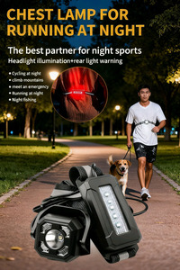 2025 mới khả năng hiển thị cao có thể sạc lại dẫn phản chiếu chạy vest với màn hình điện có thể điều chỉnh an toàn vest cho chạy ngoài trời - Product Image 6