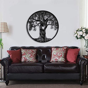 Viking <span class=keywords><strong>Arbre</strong></span> <span class=keywords><strong>de</strong></span> <span class=keywords><strong>Vie</strong></span> Fresque Tableau Décor WJD21 Mural Décoration <span class=keywords><strong>Murale</strong></span> en Métal pour Salon - Product Image 4