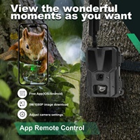 Caméras de chasse sans fil AI 4G solaires avec application cloud, mini piège photo, caméra de chasse