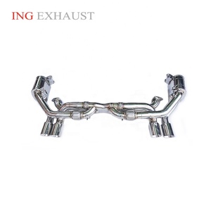 ING <span class=keywords><strong>valvola</strong></span> di <span class=keywords><strong>scarico</strong></span> Catback in acciaio inox <span class=keywords><strong>per</strong></span> Porsche 911 991.1 2013 Carrera S 3.8 - Product Image 1