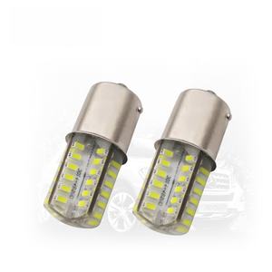Ampoules de feux de direction, de recul et de freinage en silicone 1156 1157 T20 T25 4014 105SMD clignotantes BAY15D BA15S 7440 7443 12V 5W - Product Image 1