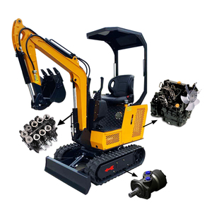 Pas cher Prix 1ton 1 Tonne mini Excavadora 1000kg Super Mini Pelle Sur Chenilles - Product Image 3
