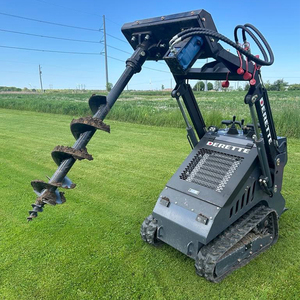 Machinerie de construction T800 Mini-chargeuse sur chenilles avec fourches et <span class=keywords><strong>grappin</strong></span> hydraulique pour bois - Product Image 6