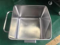 Chariot mobile Euro Bin en acier inoxydable 304 de qualité alimentaire, personnalisé pour la manutention et le stockage, chariot à viande