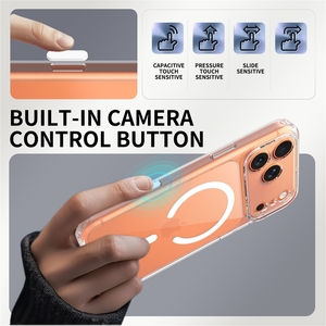 Funda Magnética Transparente para Teléfono, con Imán N52, Resistente a Impactos, para <span class=keywords><strong>iPhone</strong></span> 18 Pro Max, 17 Pro Max, 16 Pro Max, 15 Pro Max, 14, 13 - Product Image 2