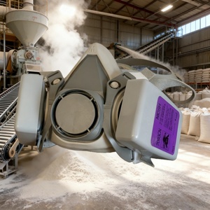 Cartucho de Filtro de Protección Respiratoria de Alto Rendimiento 7093 Filtro P100 Protege Contra <span class=keywords><strong>Gases</strong></span> Ácidos Peligrosos - Product Image 3