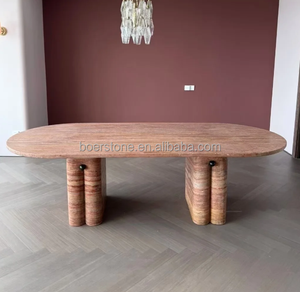 Table Ronde en Marbre Veineux Noir et Blanc <span class=keywords><strong>de</strong></span> Qualité Supérieure - Fournisseur en Gros pour les Revendeurs <span class=keywords><strong>de</strong></span> Meubles et les Développeurs Immobiliers - Product Image 5