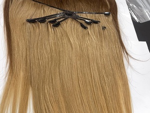 Extensiones de Cabello con Clip Tipo Pulpo, Venta al Por Mayor de Fábrica, Cabello de Pulpo Grado 12A, Sin Enredos, Sin Caída, Color Personalizado - Product Image 3