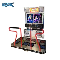 Machine de danse dynamique à rythme léger d'arcade à jetons Pump It Up Dance Machine
