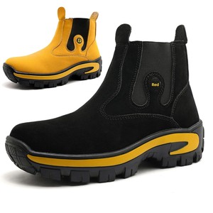 Wholesale Quality <strong>Men's</strong> Outdoor Chelsea <strong>Boots</strong> Slip on Durable PU Leather Mid-calf Western Outdoor Mens Dr <strong>Marten</strong> Style Shoes - Product Image 1