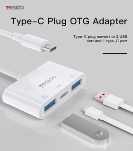 Adaptador Yesido GS17 3 en 1 Tipo C a USB, Adaptador OTG Tipo C, Adaptador USB C Tipo C a USB 2.0 - Product Image 3
