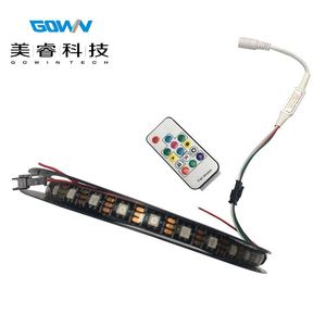WS2812B DC5V Bande lumineuse LED intelligente SMD5050 avec télécommande/connectivité USB Matériau PVC 60 LEDs/m pour rétroéclairage <span class=keywords><strong>TV</strong></span> IP65 - Product Image 2