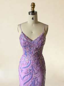 <span class=keywords><strong>Vestido</strong></span> de noche sirena lavanda con tirantes finos y cuello en V de Ocstrade, <span class=keywords><strong>vestido</strong></span> de dama de honor con lentejuelas y <span class=keywords><strong>tul</strong></span>, <span class=keywords><strong>vestido</strong></span> formal para invitadas de <span class=keywords><strong>boda</strong></span>. - Product Image 4