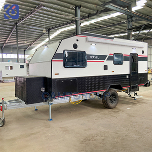 Remolque de viaje personalizable de fibra de vidrio Rvs Campers Pop up Camping Caravana Casa móvil al aire libre - Product Image 1