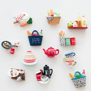 מותאם אישית 3d מקרר מזון ארוחת בוקר למזכרות מקרר - Product Image 4