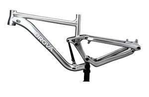 Fabricante Dirt Slope Car Frame 26 pulgadas Aleación de aluminio Soft Tail Frame Enrutamiento interno, puede instalar 2,40 neumáticos Fat Tires - Product Image 6