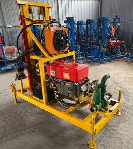 Plataforma de Perforación de Pozos de Agua Portátil Azul con Motor Diésel y Motor Principal para Perforación Profunda en Roca - Product Image 6