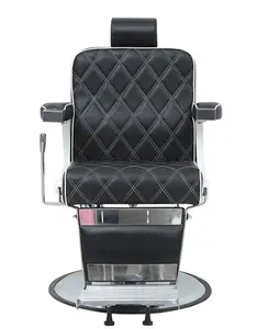 Luxury High Quality Aluminum Hair Salon Furniture Beauty Color Optional Barber Chair