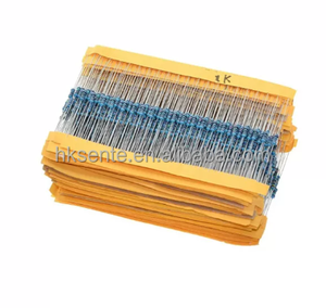 Resistencia de Película Metálica de 1/4W, Tolerancia del 1%, Kit Surtido de Resistencias de 5 Anillos de Color, 30 Valores Comunes, 20 Piezas de Cada Uno, Componentes Electrónicos - Product Image 2