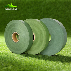 Échantillons Gratuits – <span class=keywords><strong>Film</strong></span> PVC Artificiel Ignifuge Personnalisé (Épaisseur et Largeur) pour Clôtures et Guirlandes en Gazon Synthétique - Product Image 2