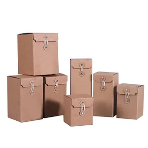 Kotak hadiah Premium yang memberikan kemewahan kepada pelanggan Anda kotak kemasan kertas kraft untuk bisnis kecil