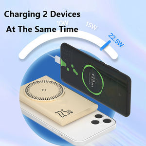 Banque d'alimentation magnétique à charge super rapide Chargeur sans fil Banque d'alimentation sans fil <span class=keywords><strong>en</strong></span> métal et aluminium 5000mAh <span class=keywords><strong>Mag</strong></span> Battery Pack pour iPhone - Product Image 5