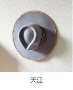 LCY01 หมวกทรงเฟโดราแบบใหม่ คุณภาพสูง แฟชั่น ขอบกว้าง  ขอบเย็บอย่างดี  หมวกทรงทางการ สำหรับผู้ชายและผู้หญิง - Product Image 3