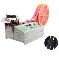 Machine de découpe automatique de sangles en nylon chaudes et froides pour équipement de fabrication de câbles